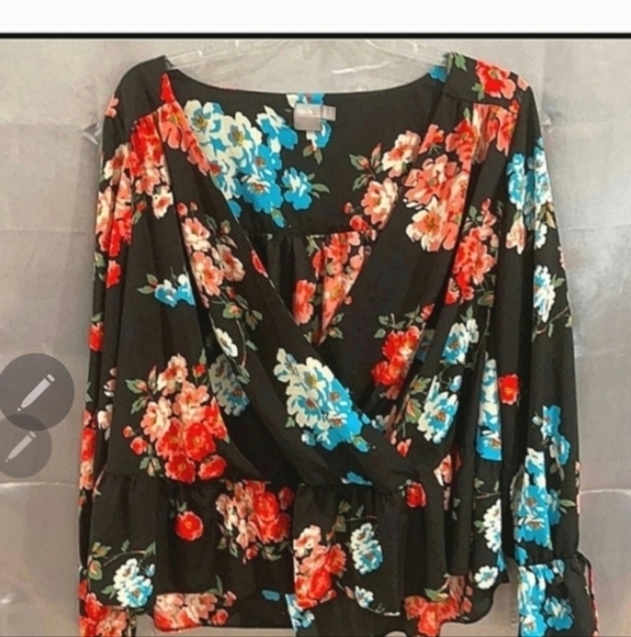 🍂🍁Gorgeous Asos floral blouse size 22 - Picture 5 of 6